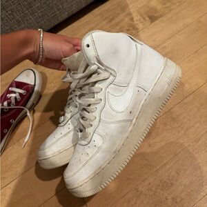White high top Air Force 1